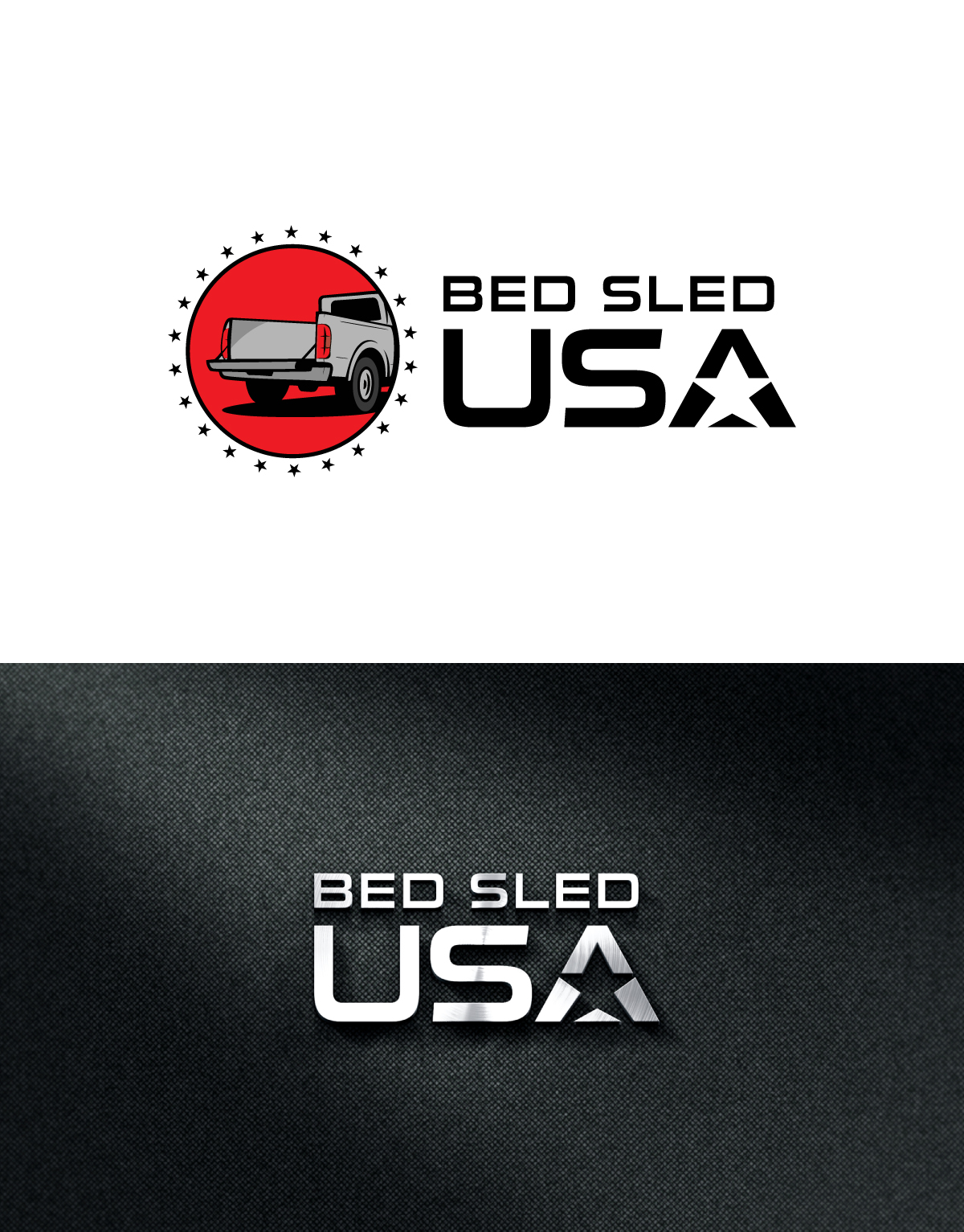 Logo-Design von apik. für Bed Sled USA | Design #33591504