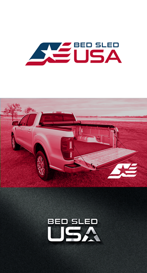 Logo Design by apik. for Bed Sled USA | Design: #33591522