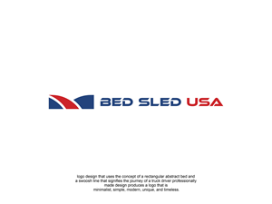 Logo Design by Rico aGraphic for Bed Sled USA | Design: #33611048