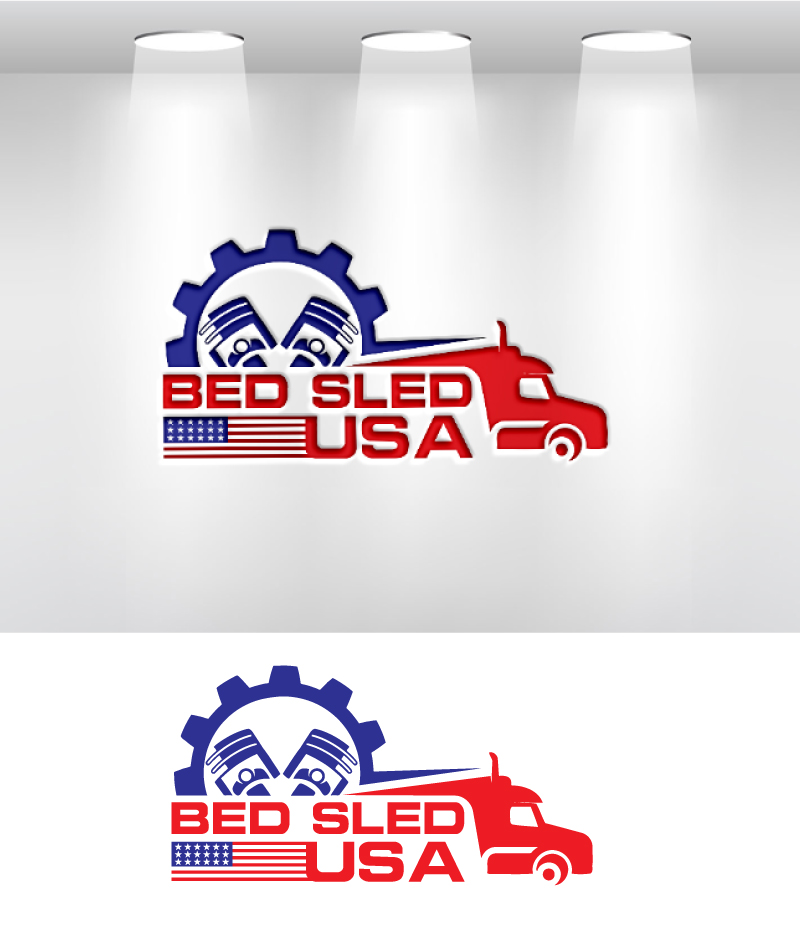 Logo Design by VisionCraft™ for Bed Sled USA | Design #33593968