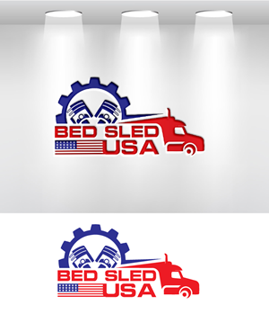 Logo-Design von VisionCraft™ für Bed Sled USA | Design: #33593968