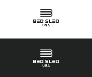 Logo Design by Drawing Room for Bed Sled USA | Design: #33599400