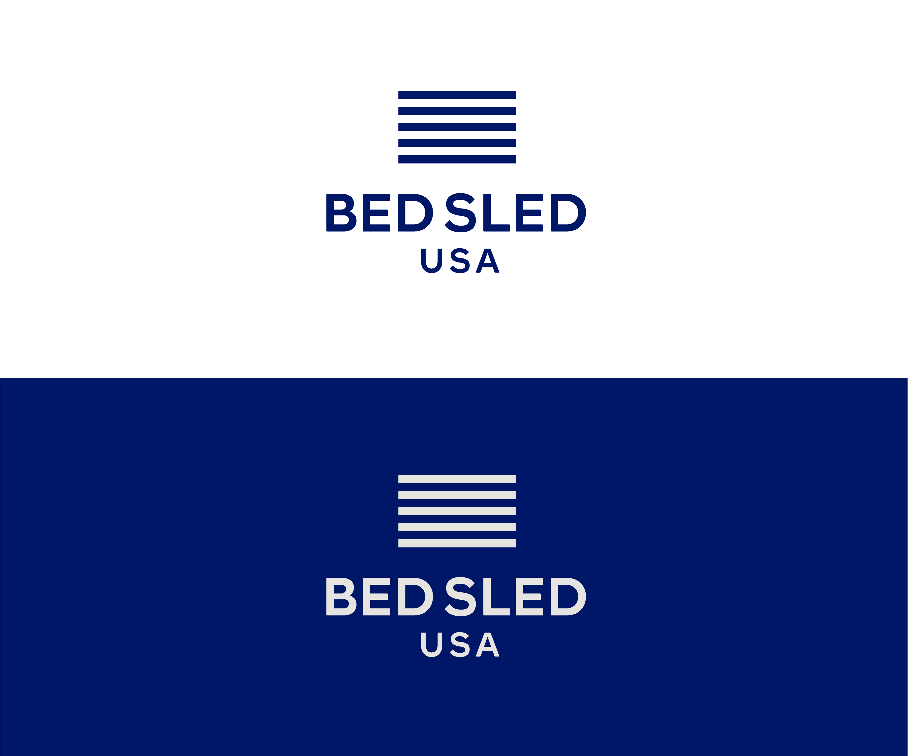 Logo Design by Drawing Room for Bed Sled USA | Design #33599401