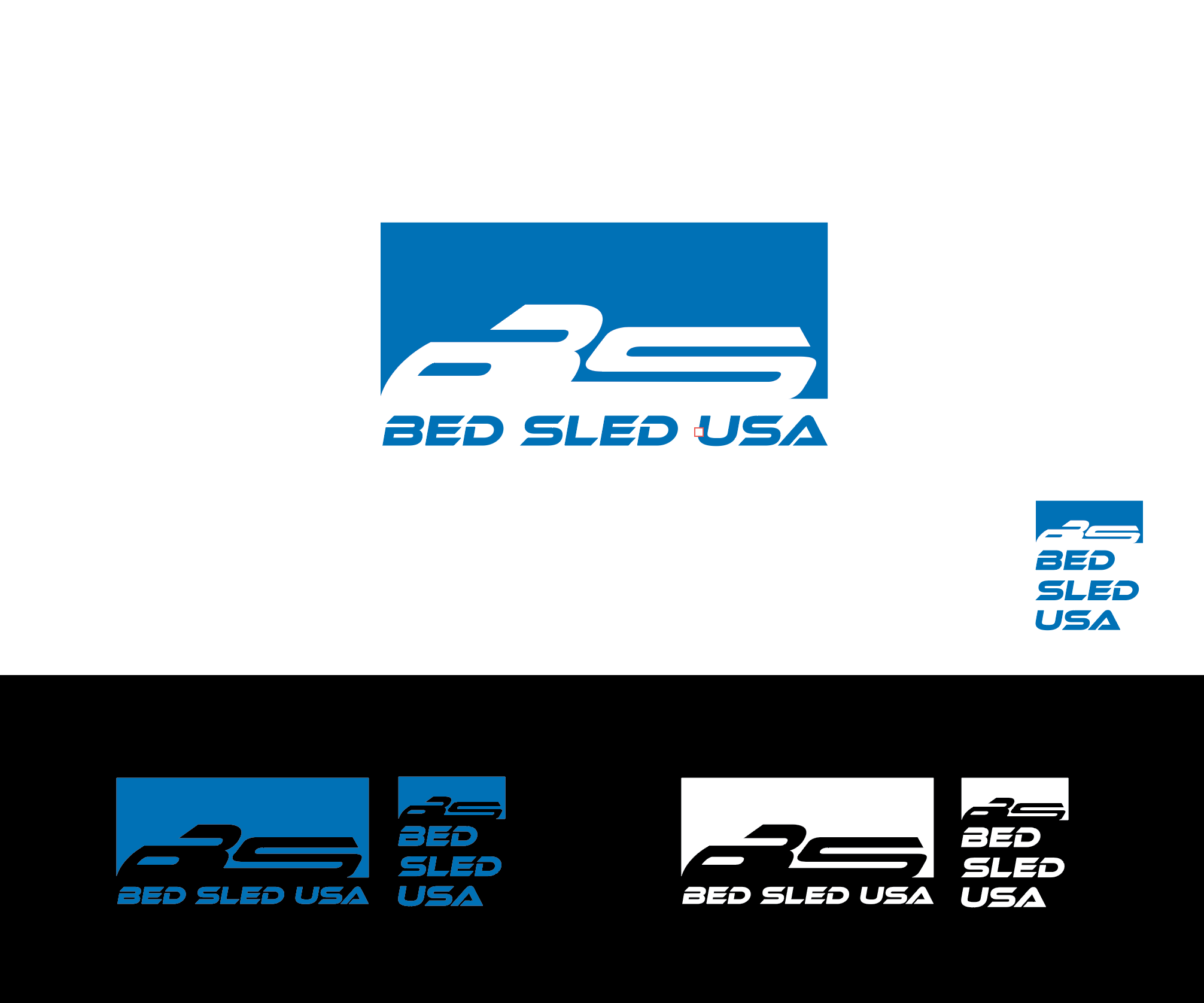 Logo Design by BabyGeniusJoe for Bed Sled USA | Design #33635352