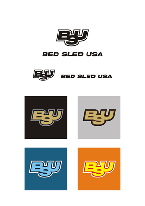 Logo Design by KAPITOSHKA for Bed Sled USA | Design: #33604621