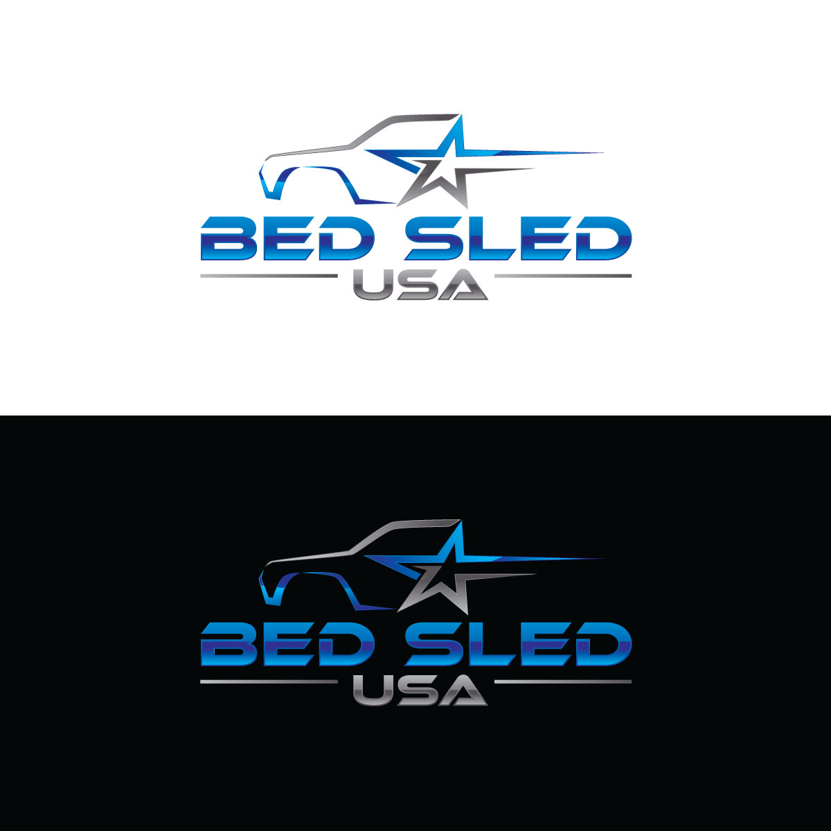Logo Design by prodesigns99 for Bed Sled USA | Design #33593483