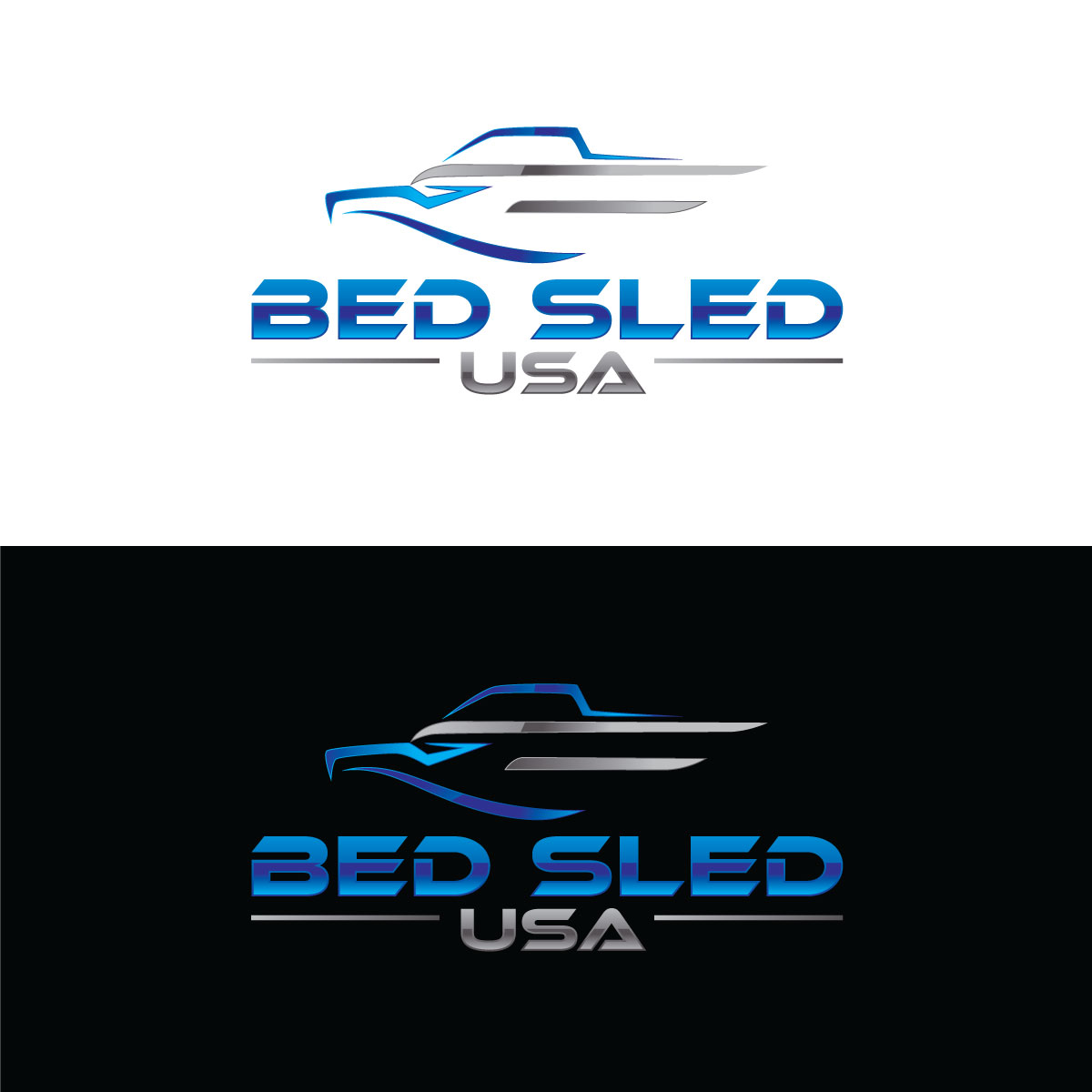 Logo Design by prodesigns99 for Bed Sled USA | Design #33593485