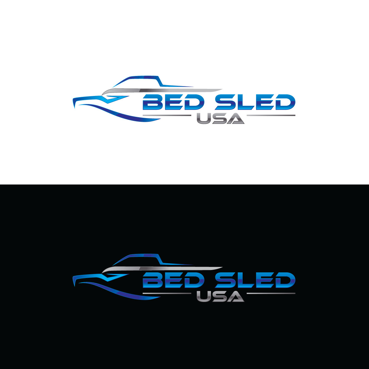 Logo Design by prodesigns99 for Bed Sled USA | Design #33593486