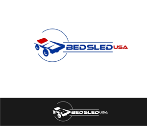 Logo Design by iamrady for Bed Sled USA | Design: #33619774
