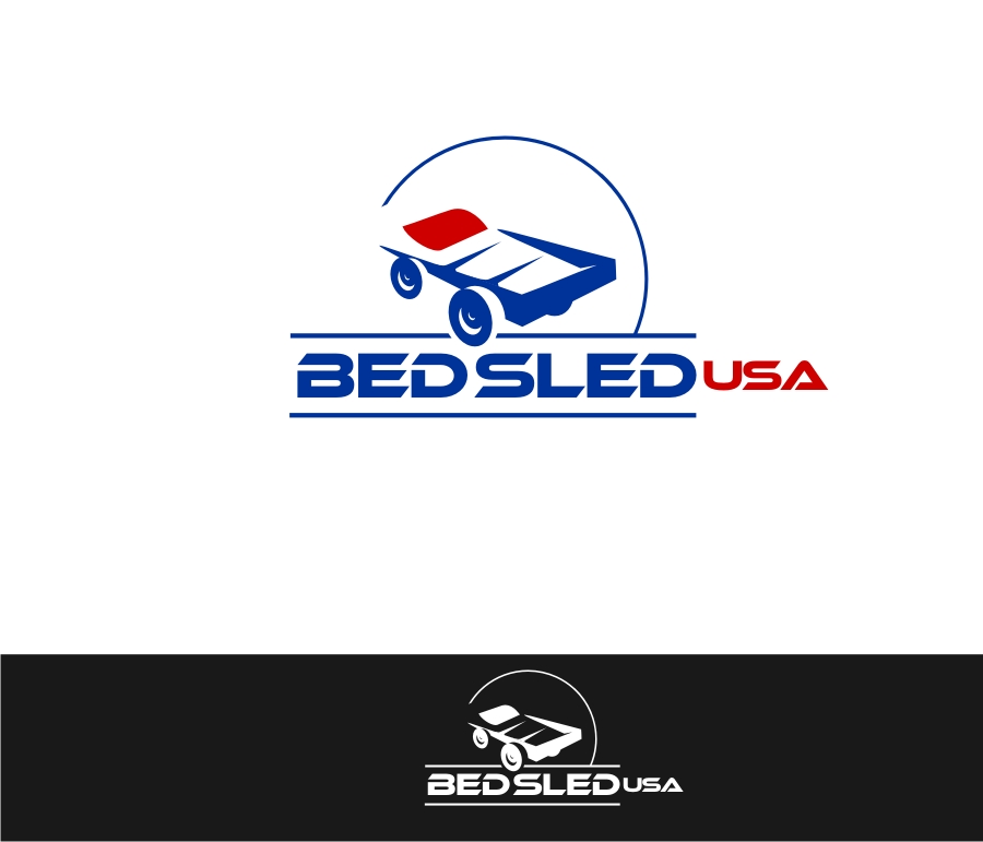 Logo Design by iamrady for Bed Sled USA | Design #33619779