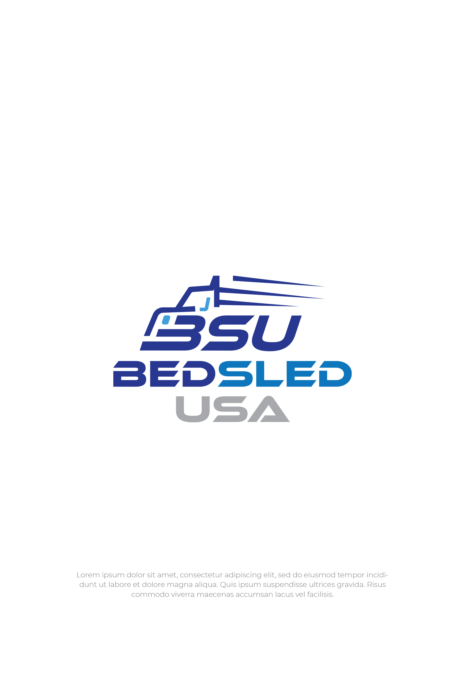 Logo Design by vramar.roy for Bed Sled USA | Design #33595963