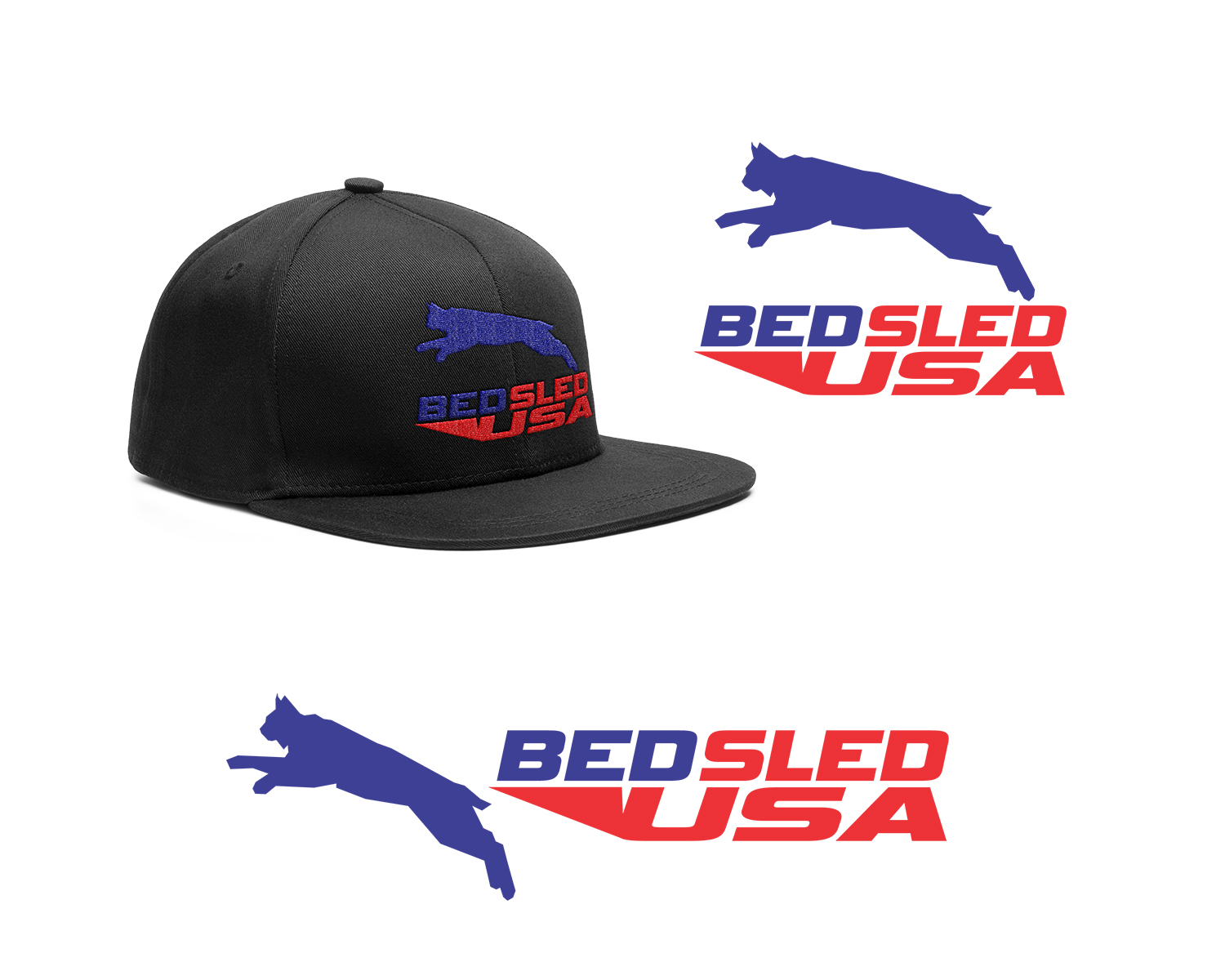 Logo Design by Djamdesign for Bed Sled USA | Design #33616051
