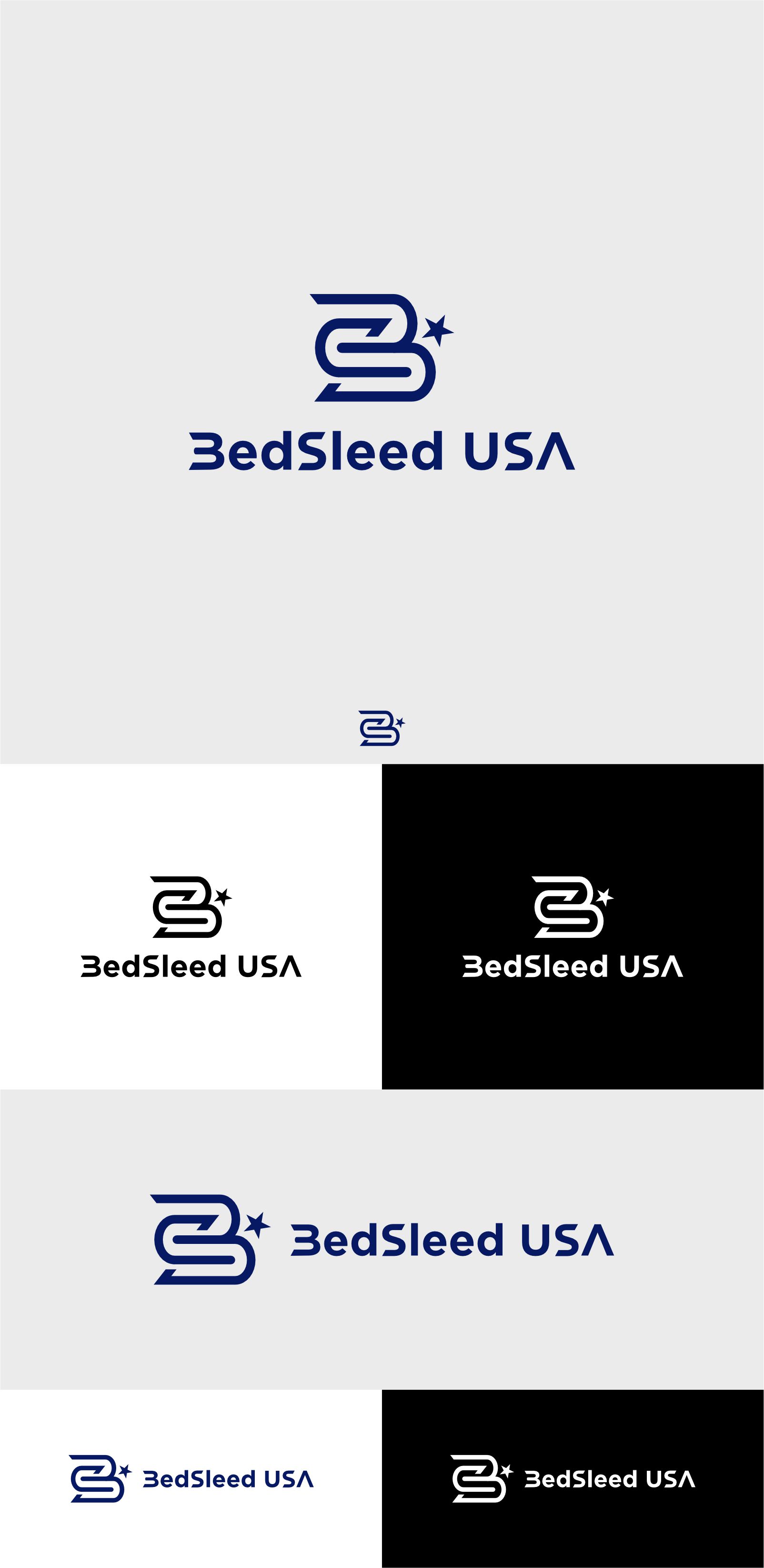 Logo Design by radityahermanto 2 for Bed Sled USA | Design #33638677