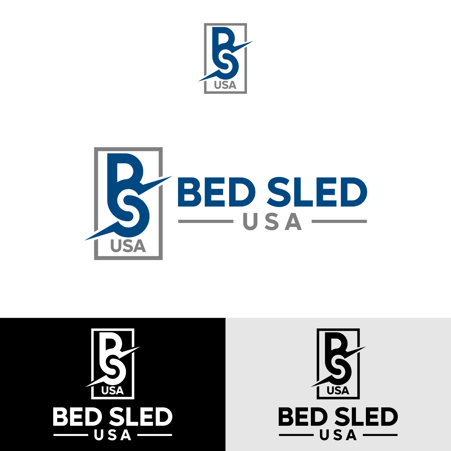 Logo Design by DigitalArt for Bed Sled USA | Design #33634060