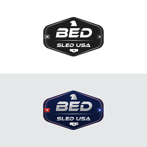 Logo Design by Jburtonux for Bed Sled USA | Design: #33637918