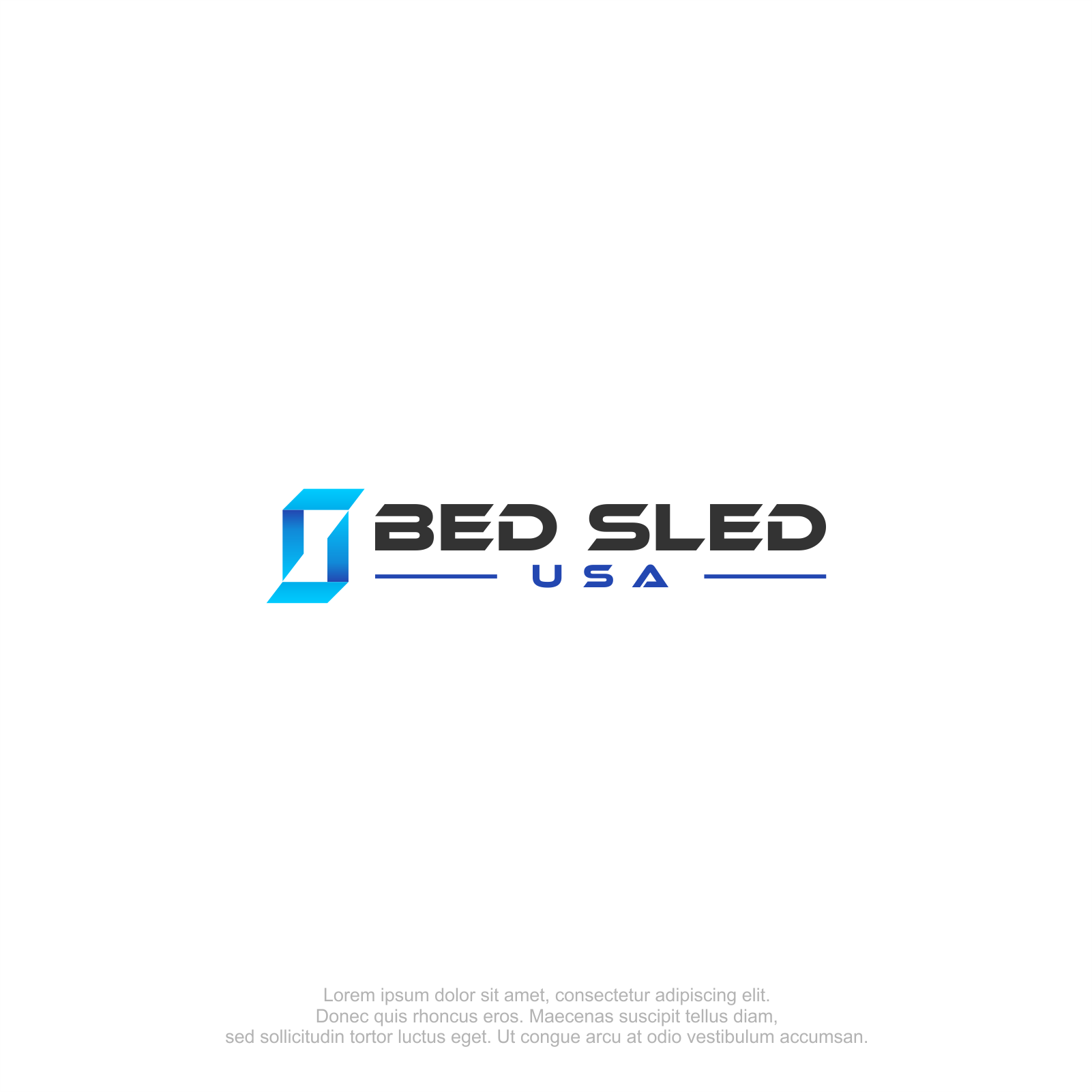 Logo Design by M.Syaiful Huda for Bed Sled USA | Design #33591709