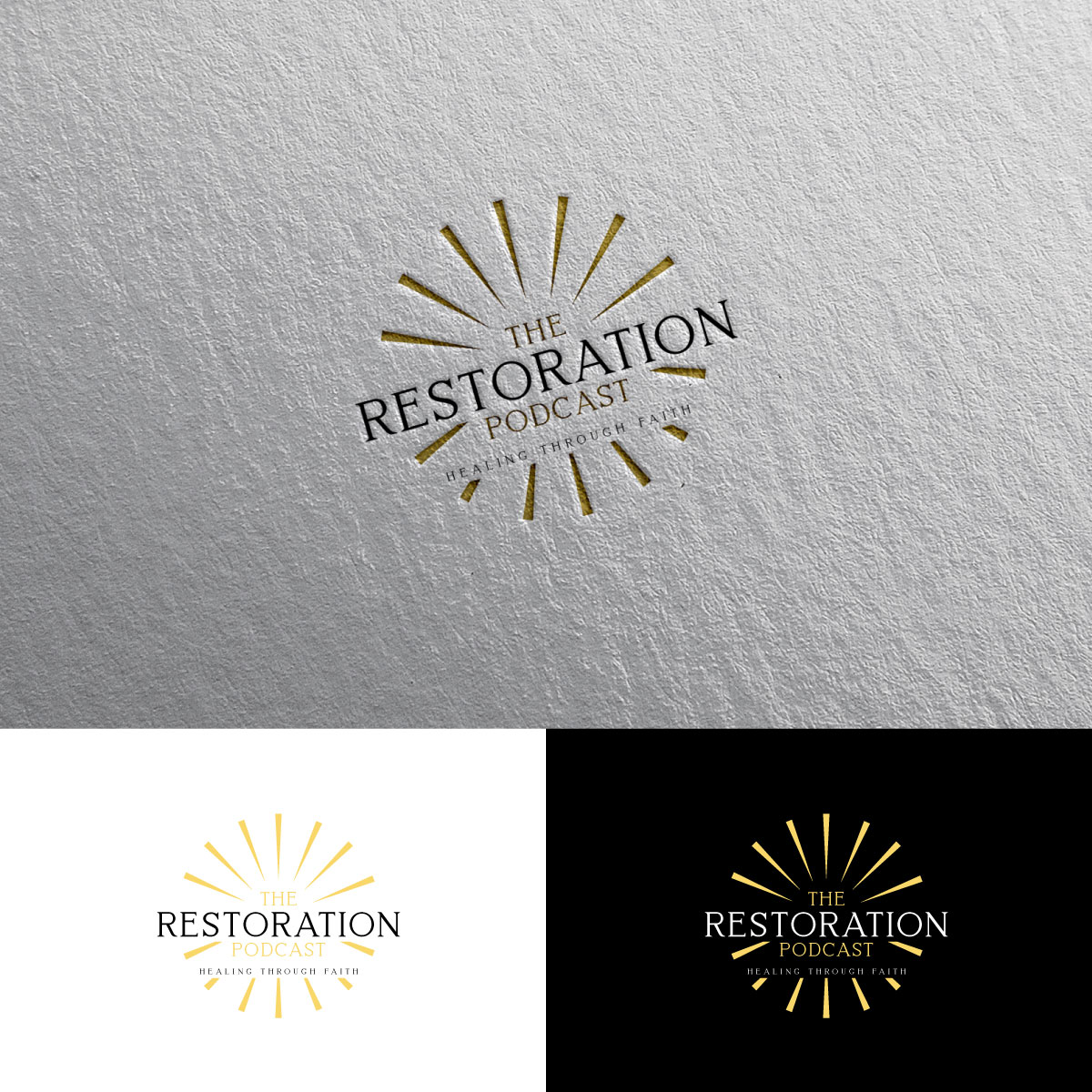 Logo Design by chris Ray for Restoration Podcast | Design #33602635