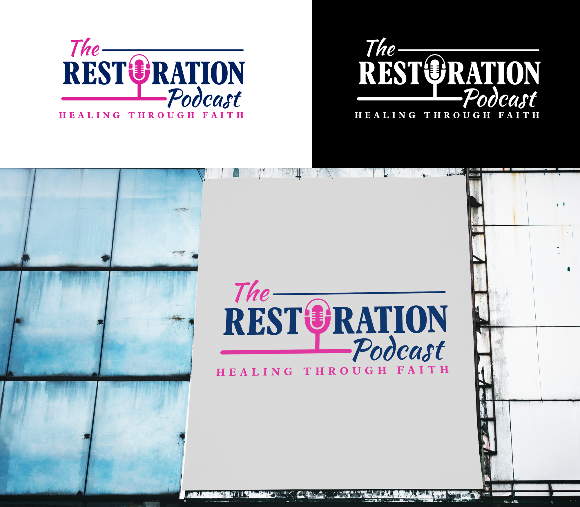 Logo Design by RA-bica for Restoration Podcast | Design #33618281