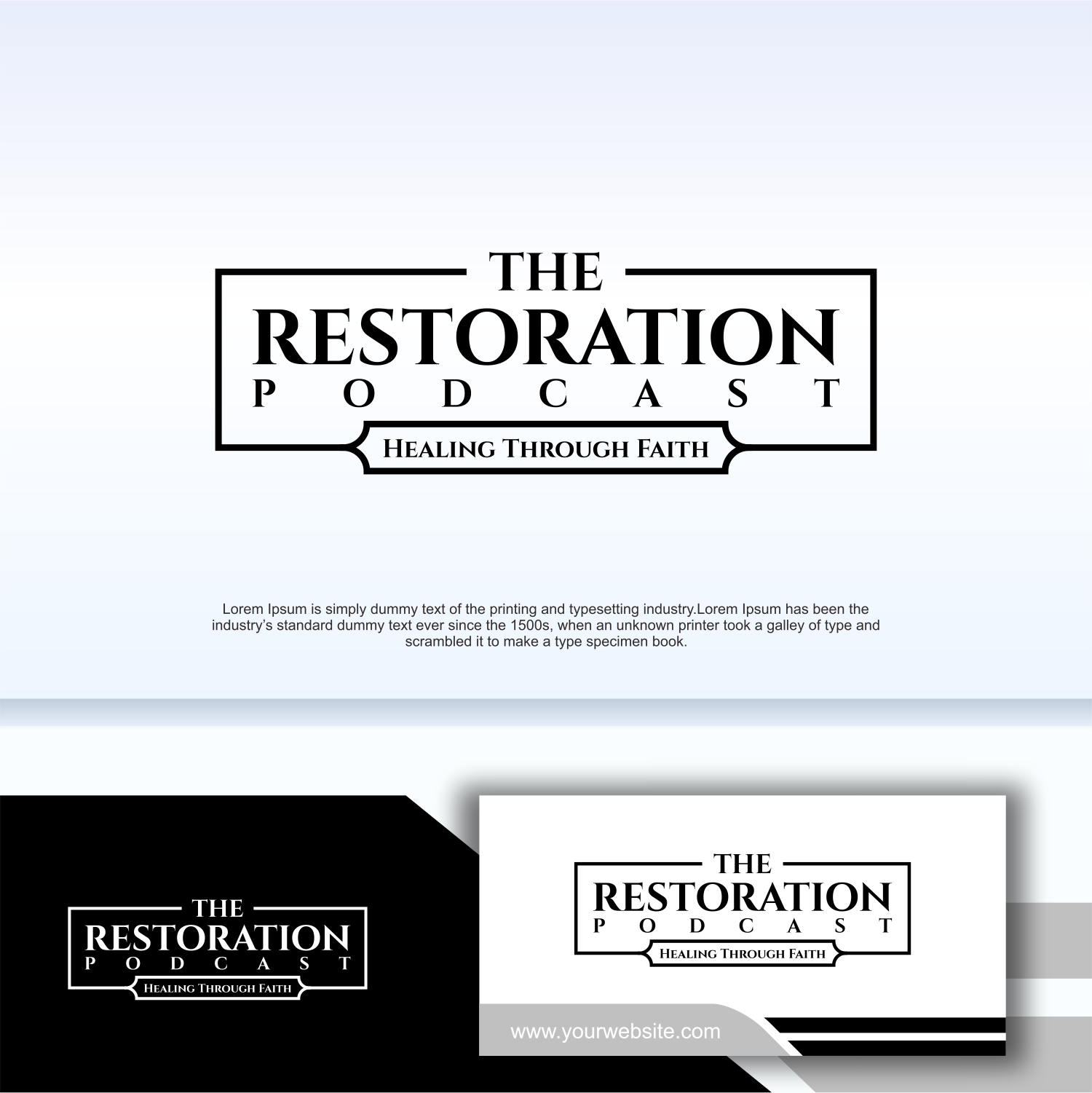 Logo Design by Apache Kretek for Restoration Podcast | Design #33604235