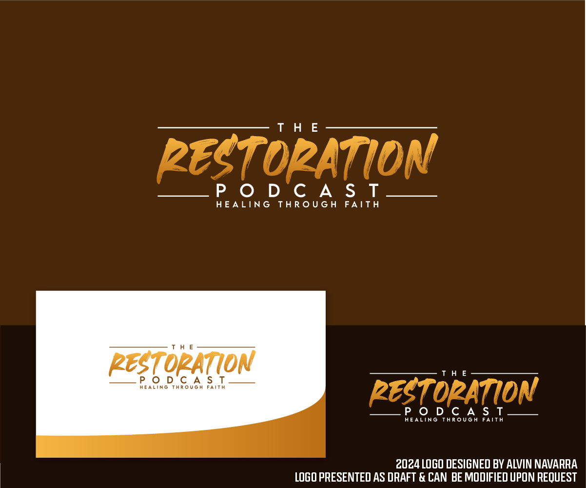 Diseño de Logo por alvinnavarra para Restoration Podcast | Diseño #33607397