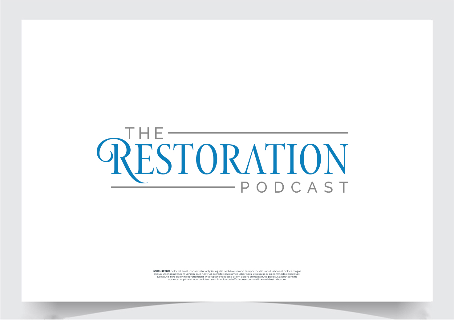 Logo Design by Soonia for Restoration Podcast | Design #33602148