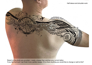 Diseño de Tatuaje por KwinArts