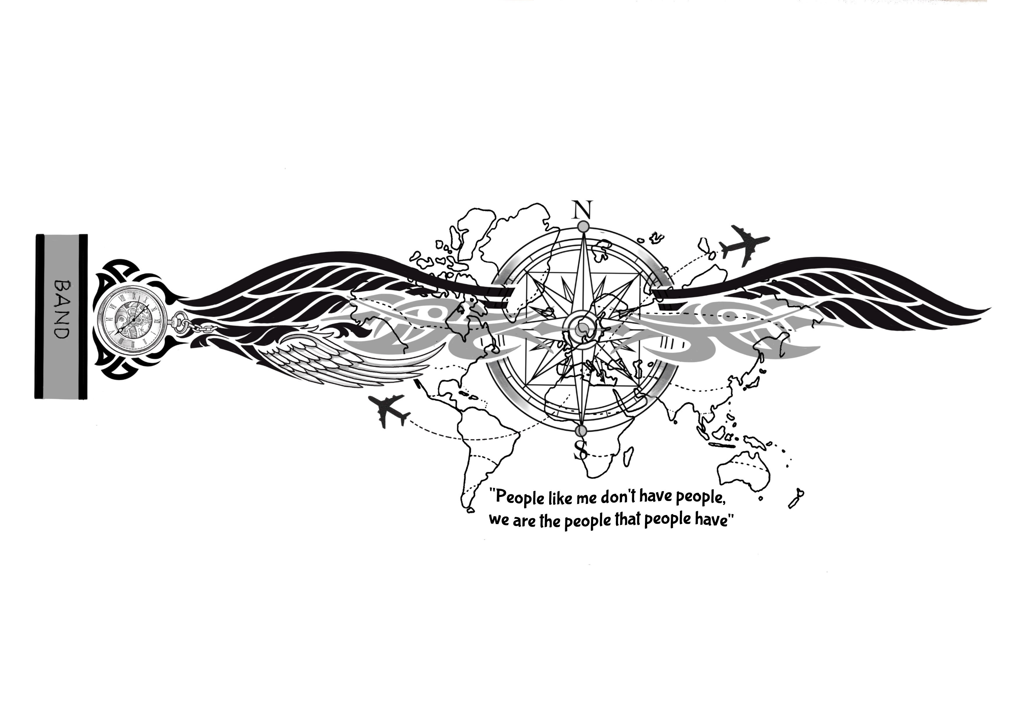Tattoo Design by KwinArts for this project | Design #33643976