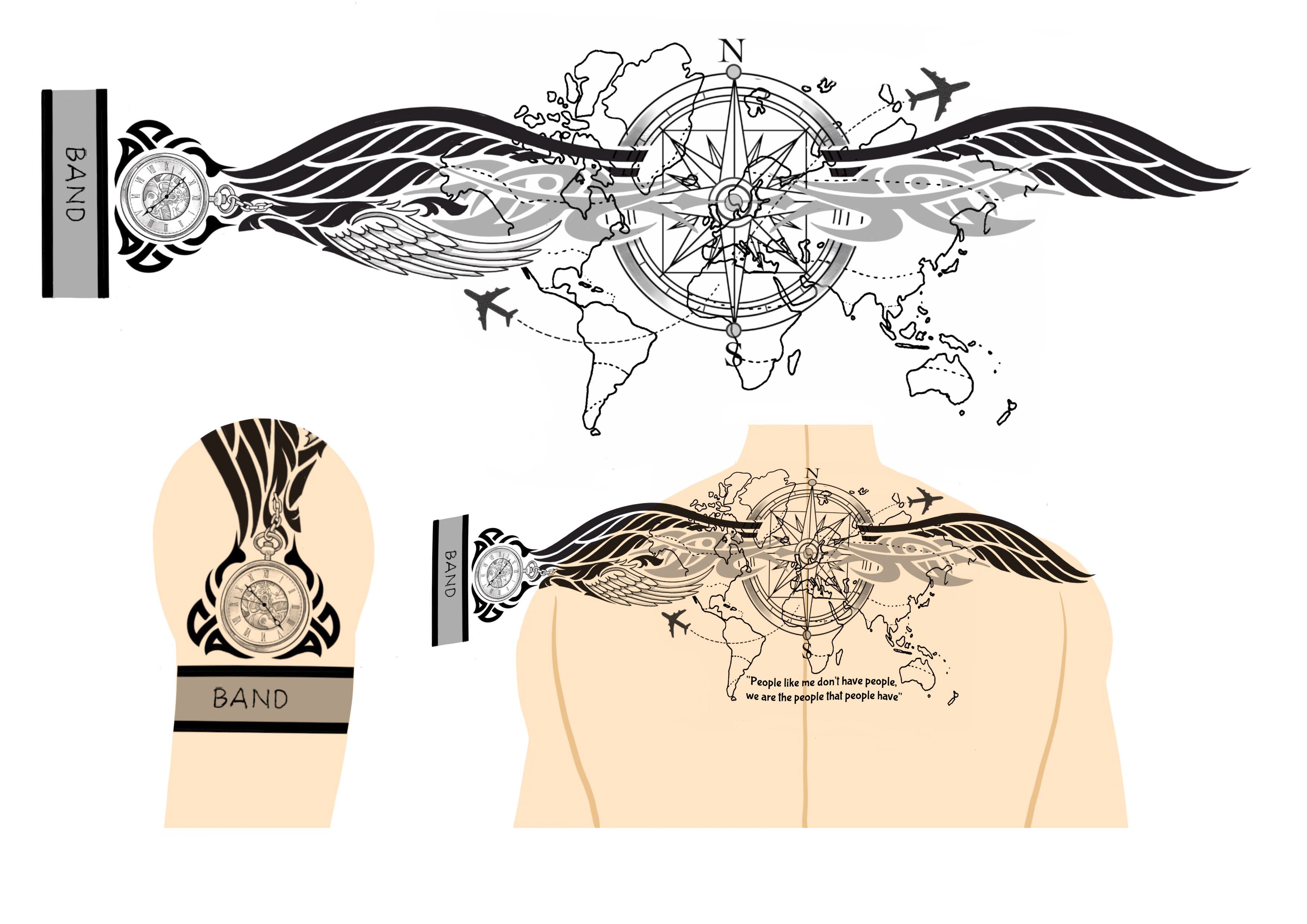 Tattoo Design by KwinArts for this project | Design #33646113