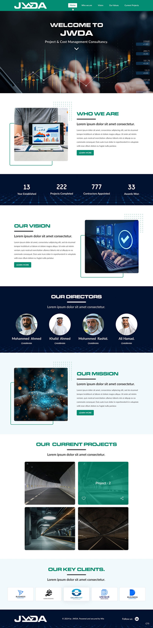 Wix Design by pb for this project | Design: #33604090
