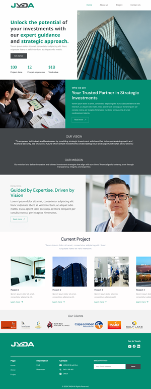 Wix Design by Taufik H for this project | Design: #33631799