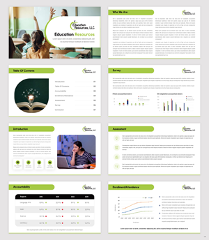 PowerPoint Design by pb for Education Resources, LLC | Design: #33611988