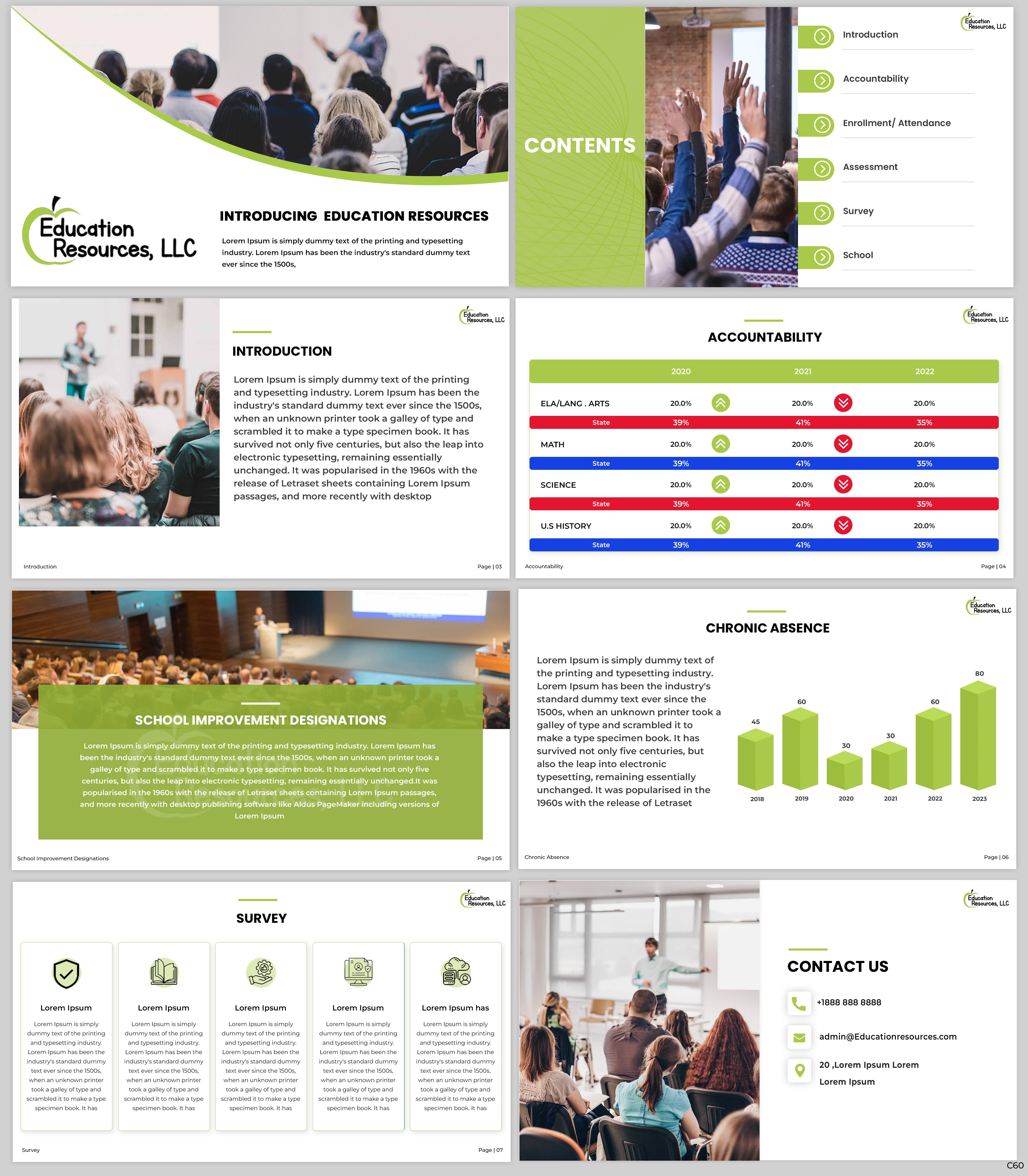 PowerPoint Design by pb for Education Resources, LLC | Design #33611991