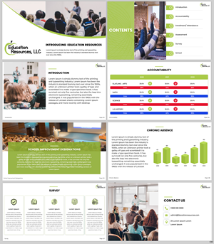 PowerPoint Design by pb for Education Resources, LLC | Design: #33611991