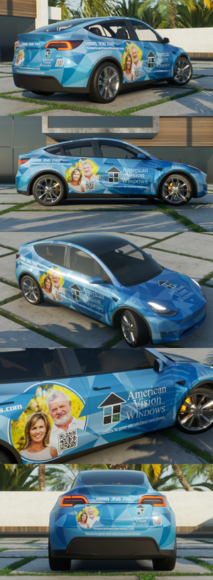 Car Wrap Design by VEDG for American Vision Windows Arizona | Design: #33602680