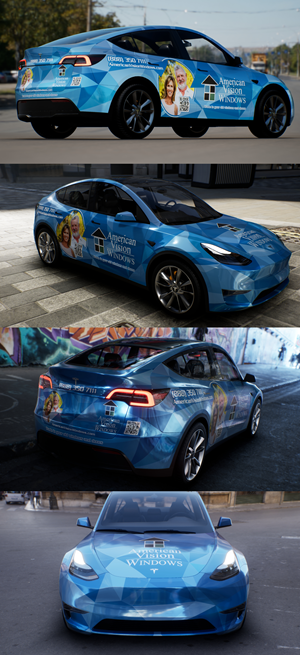 Car Wrap Design by VEDG for American Vision Windows Arizona | Design: #33602822