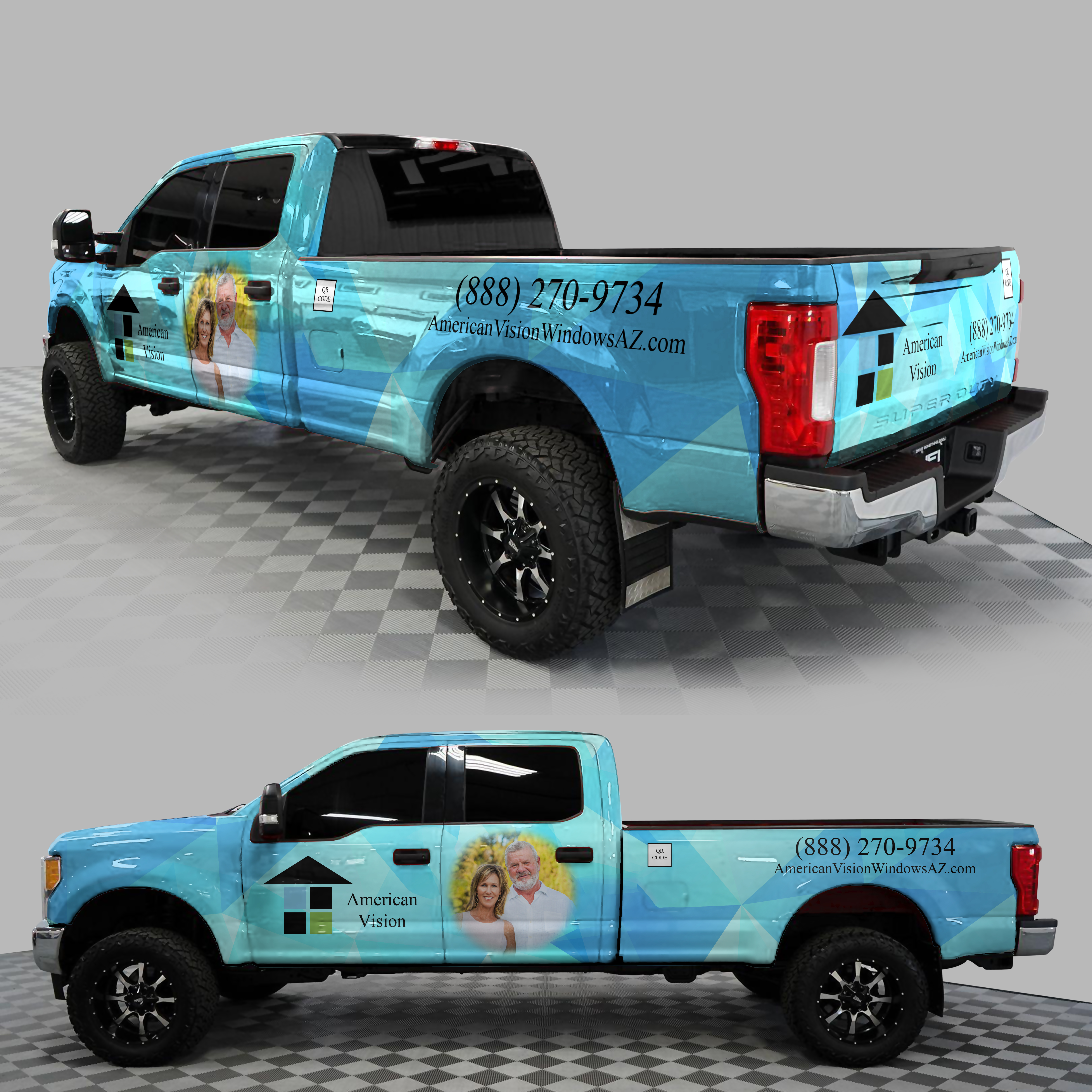 Car Wrap Design by AZ_Studio for American Vision Windows Arizona | Design #33610040