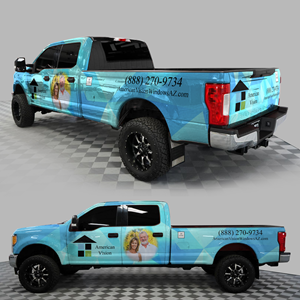 Car Wrap Design by AZ_Studio for American Vision Windows Arizona | Design: #33610040