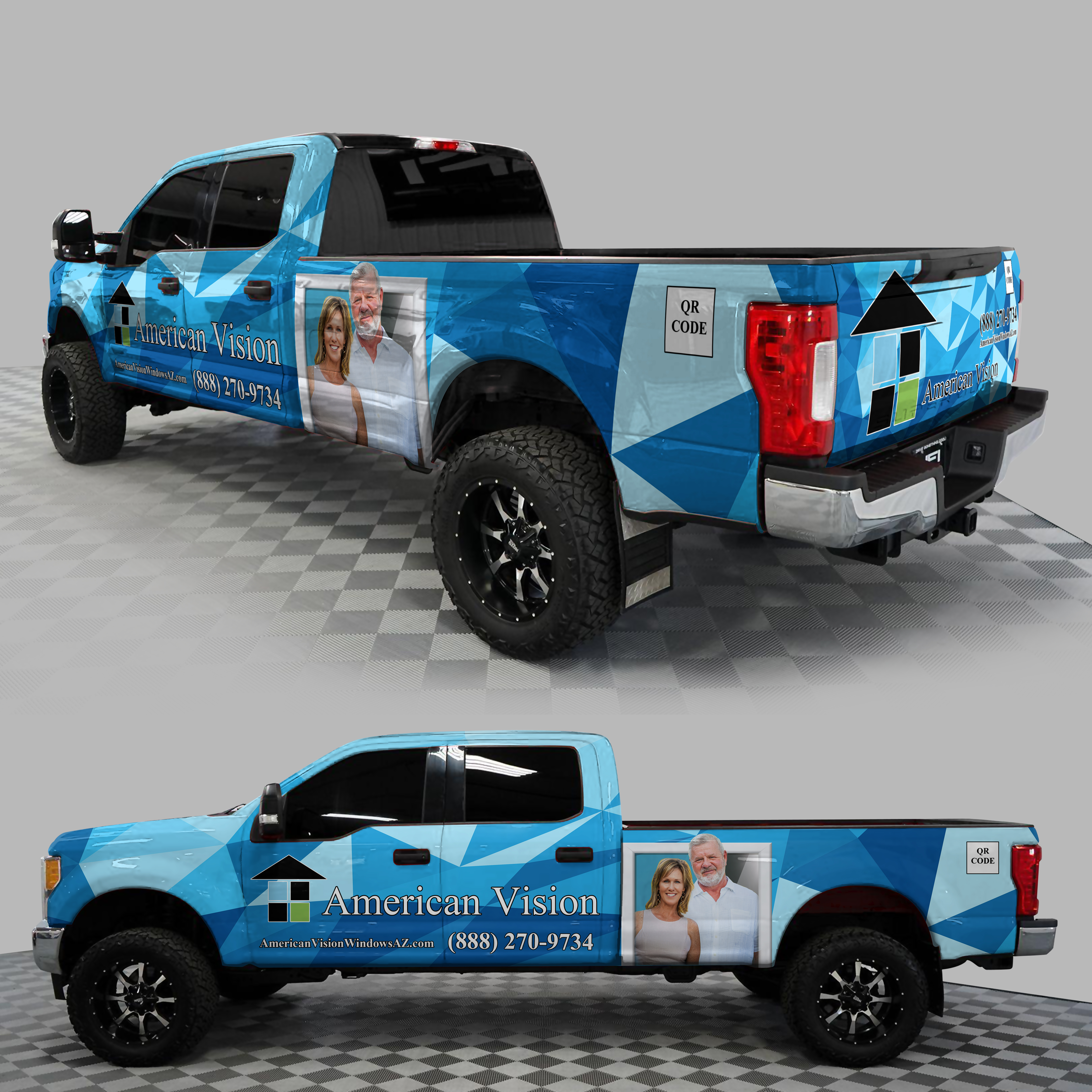 Car Wrap Design by AZ_Studio for American Vision Windows Arizona | Design #33616423
