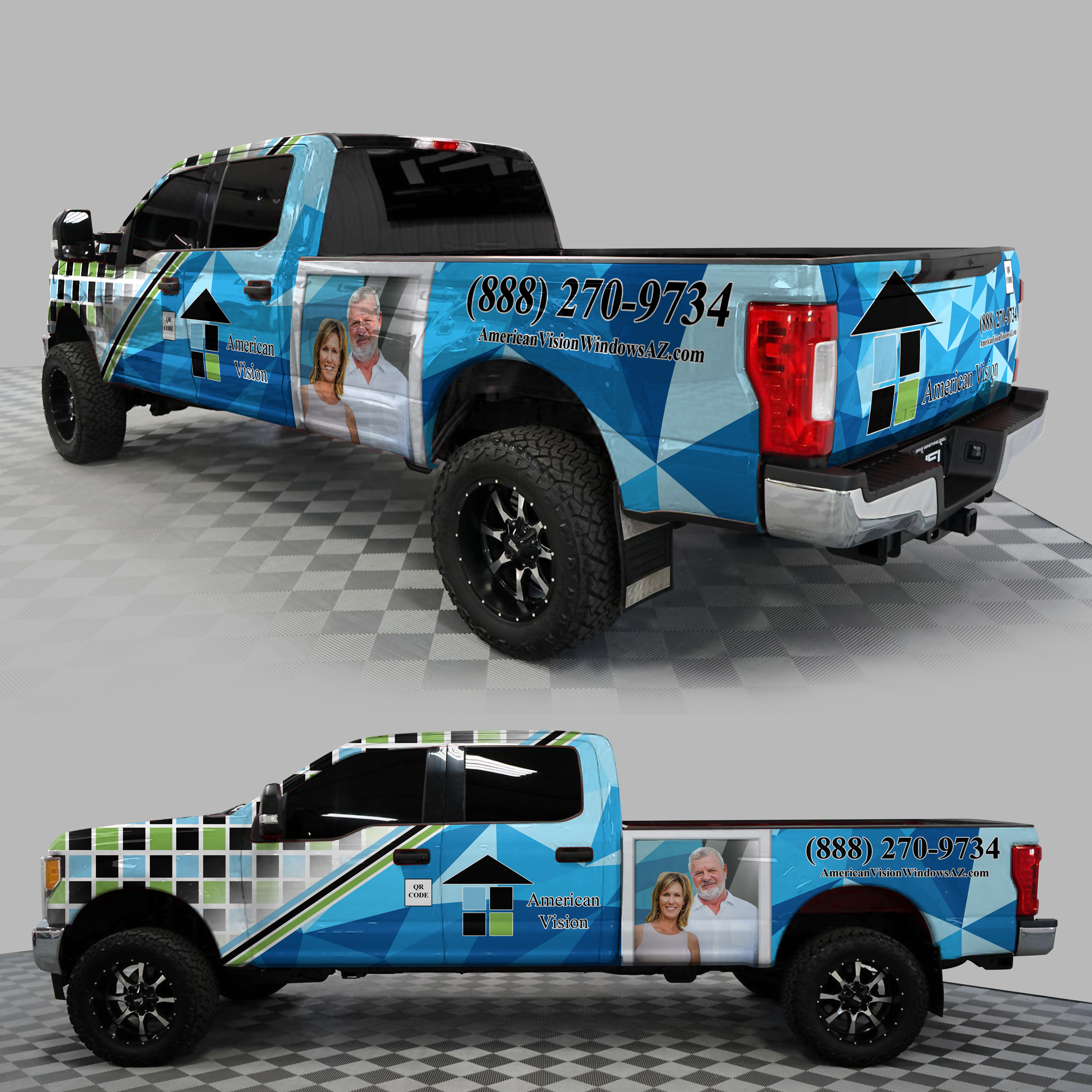 Car Wrap Design by AZ_Studio for American Vision Windows Arizona | Design #33616425