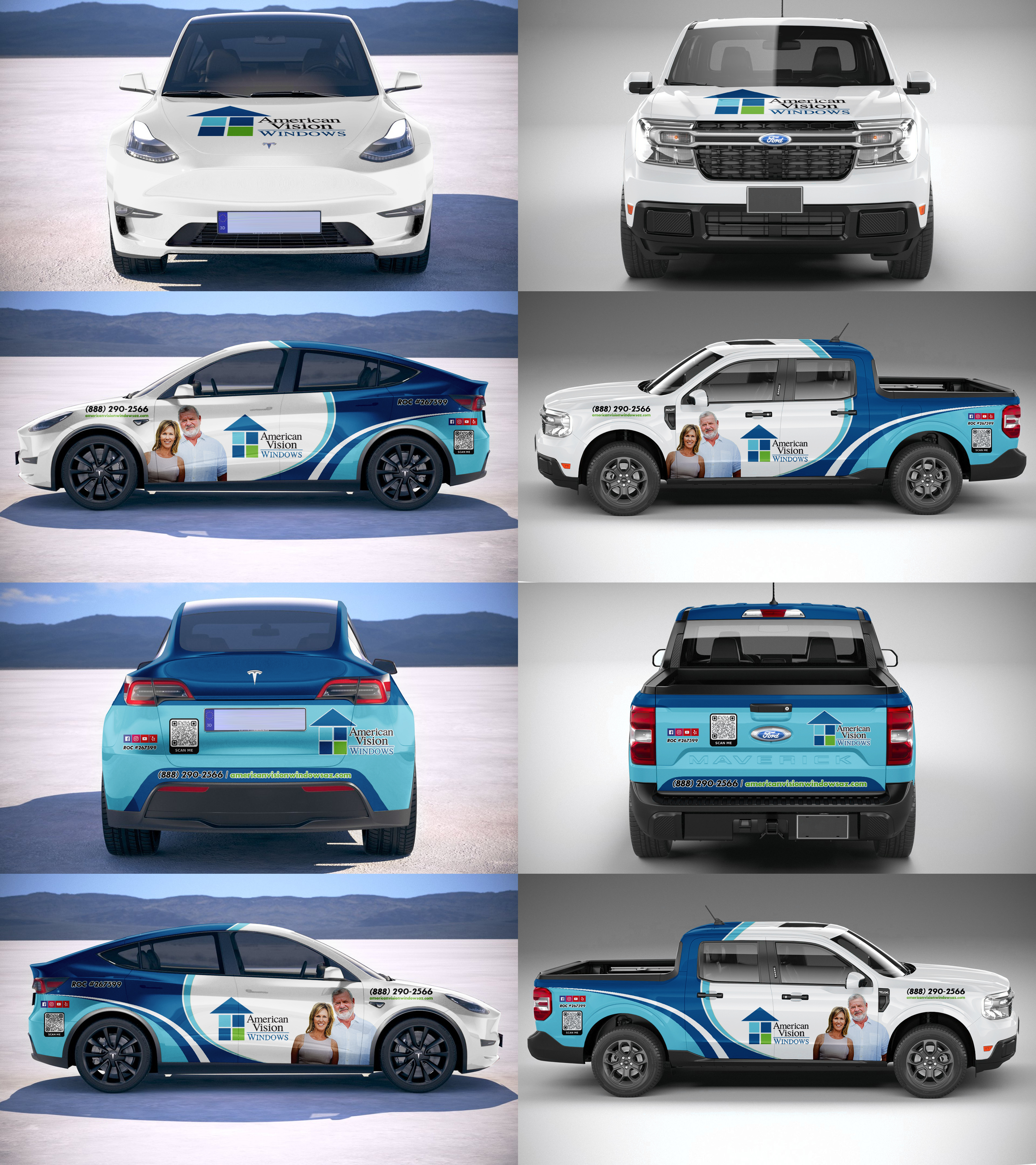 Car Wrap Design by ANGGI MAULANA PRAKOSO for American Vision Windows Arizona | Design #33959269