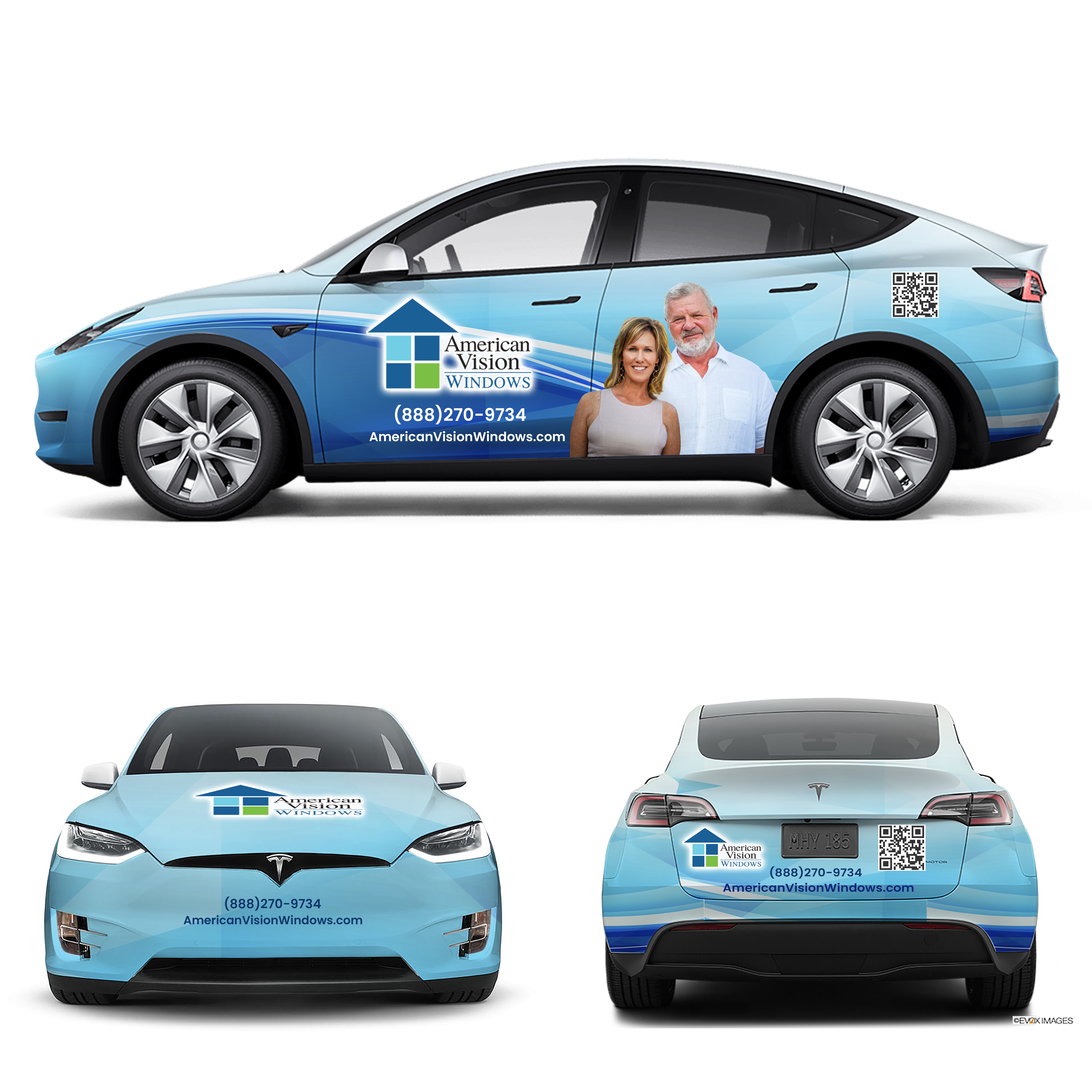 Car Wrap Design by aicreativeman for American Vision Windows Arizona | Design #33616791