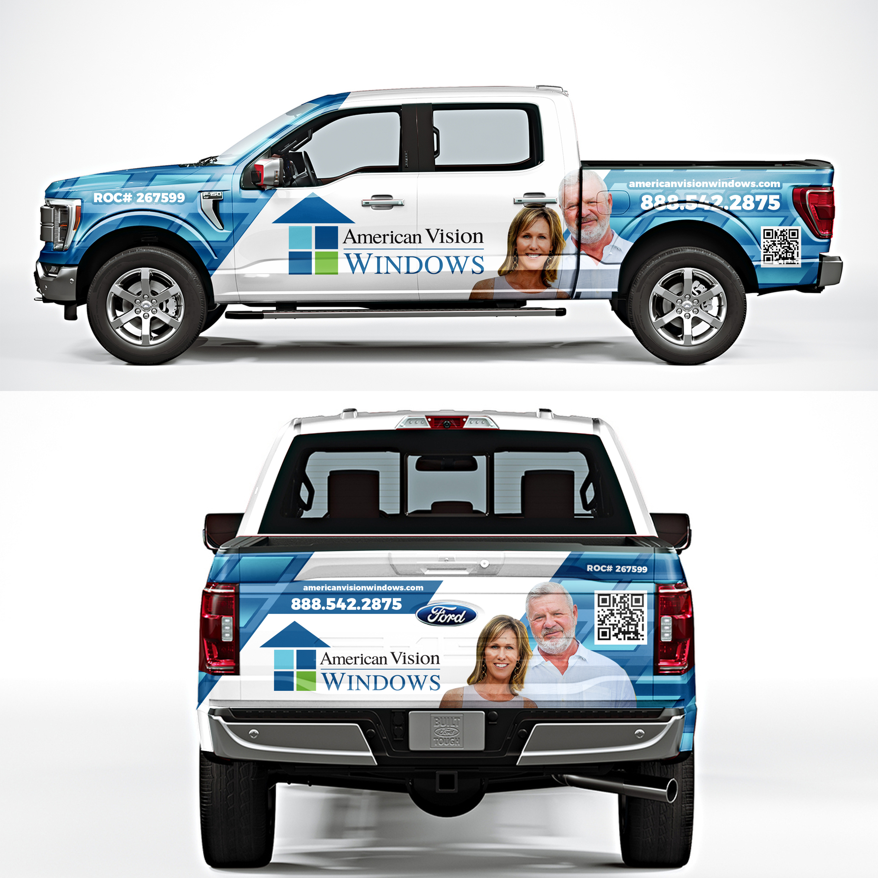 Car Wrap Design by DESIGN SOLUTIONS 007 for American Vision Windows Arizona | Design #33608879
