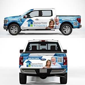 Car Wrap Design by DESIGN SOLUTIONS 007 for American Vision Windows Arizona | Design #33608879