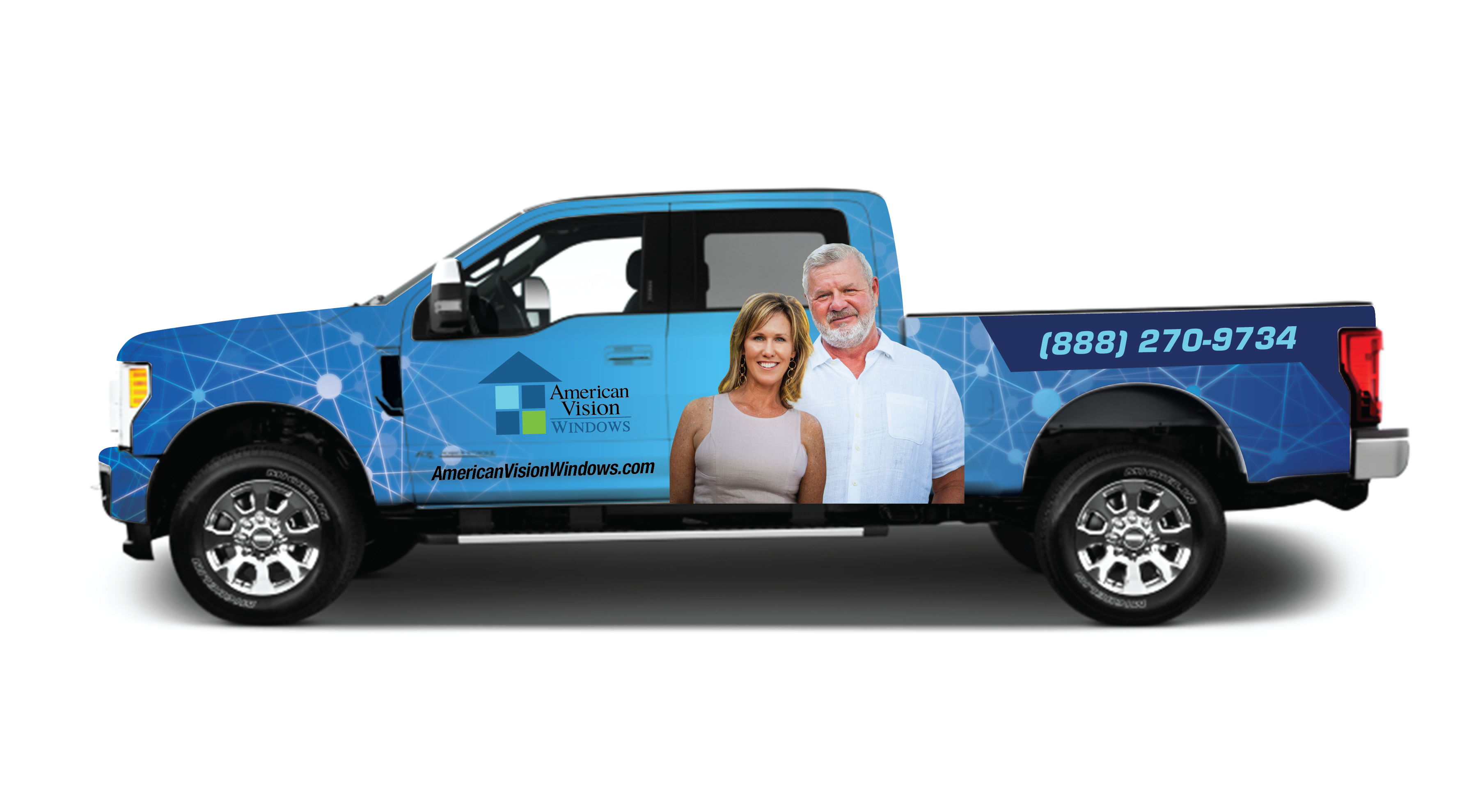 Car Wrap Design by GMWIRE for American Vision Windows Arizona | Design #33642658