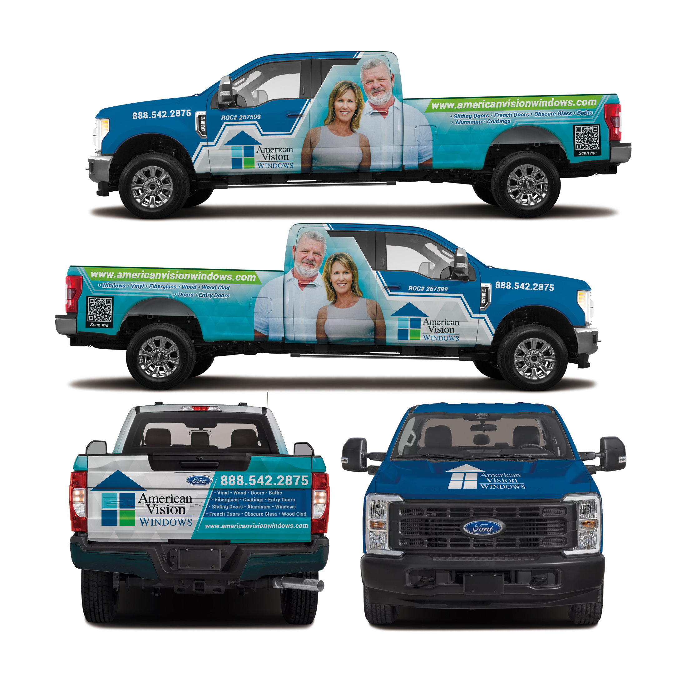 Car Wrap Design by websmartusa for American Vision Windows Arizona | Design #33601981