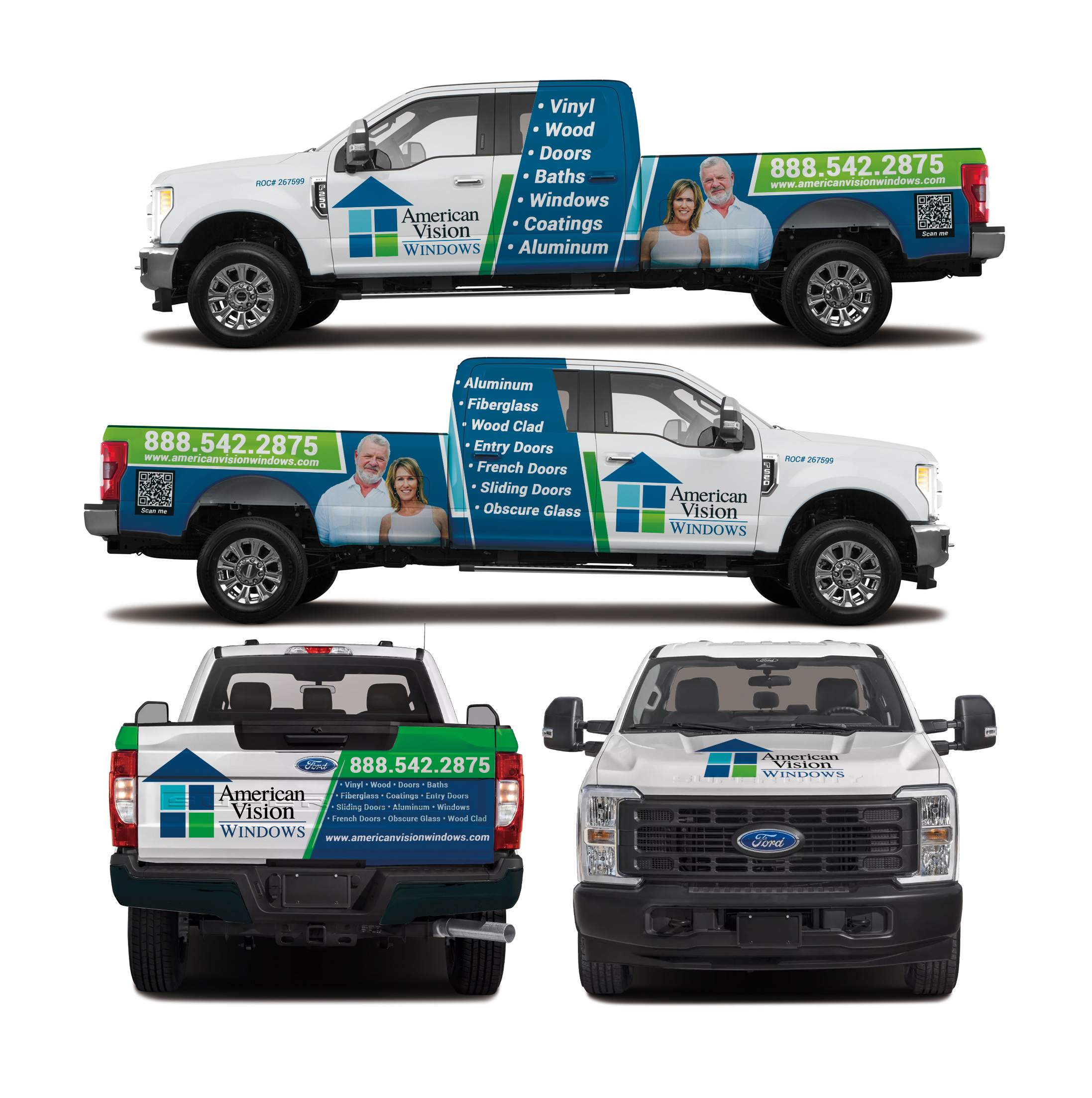 Car Wrap Design by websmartusa for American Vision Windows Arizona | Design #33602010