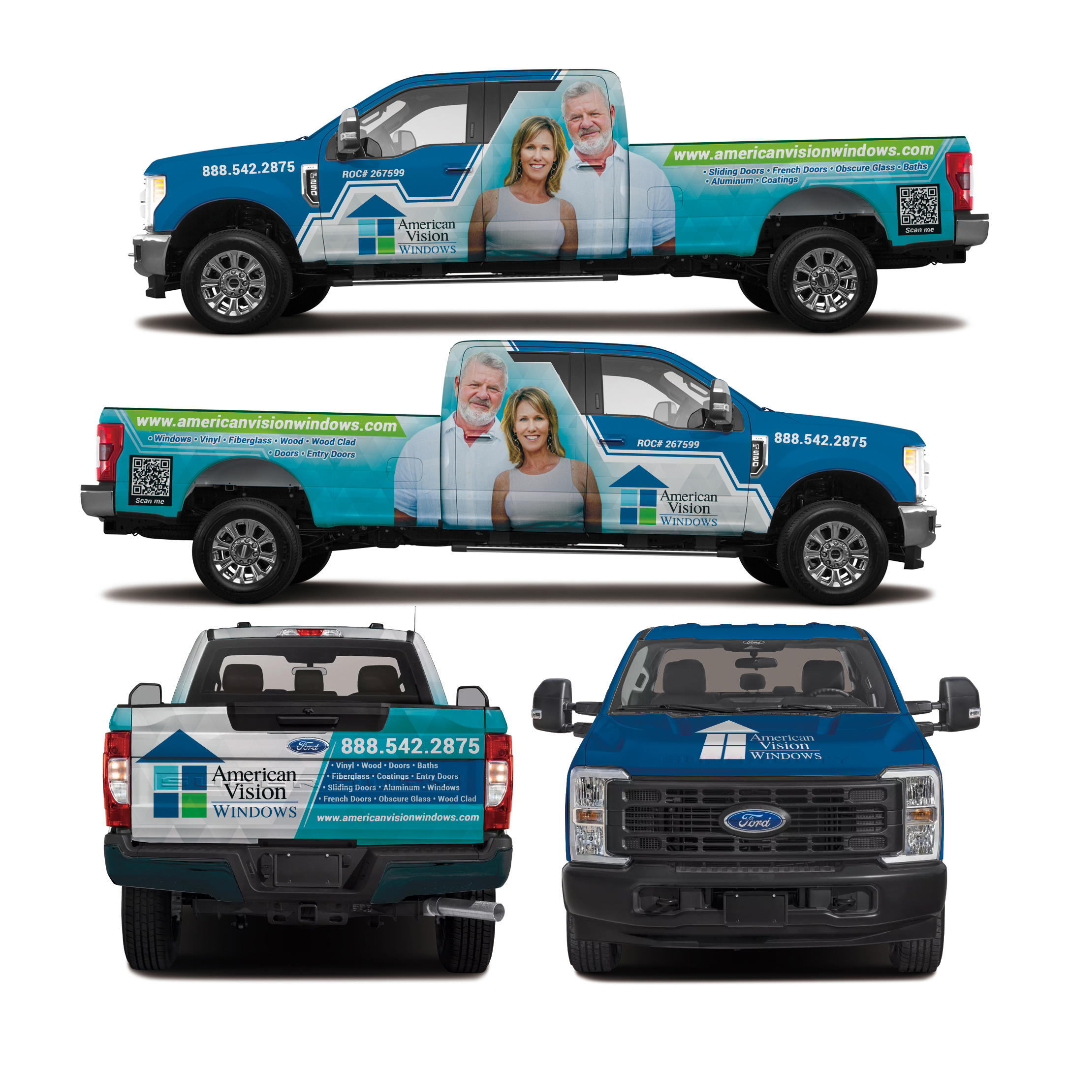 Car Wrap Design by websmartusa for American Vision Windows Arizona | Design #33602024