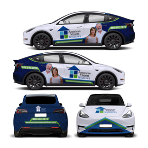 Car Wrap Design by websmartusa for American Vision Windows Arizona | Design: #33602025