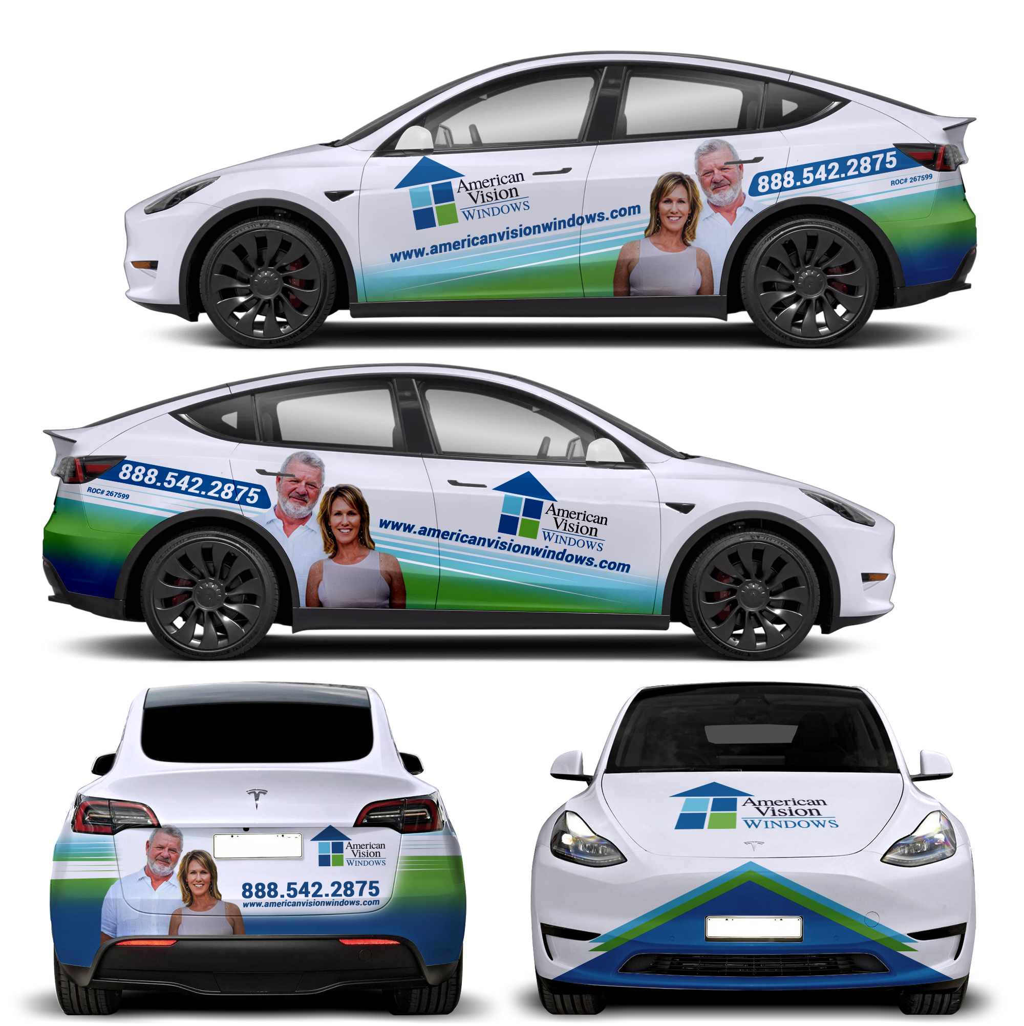 Car Wrap Design by websmartusa for American Vision Windows Arizona | Design #33618062
