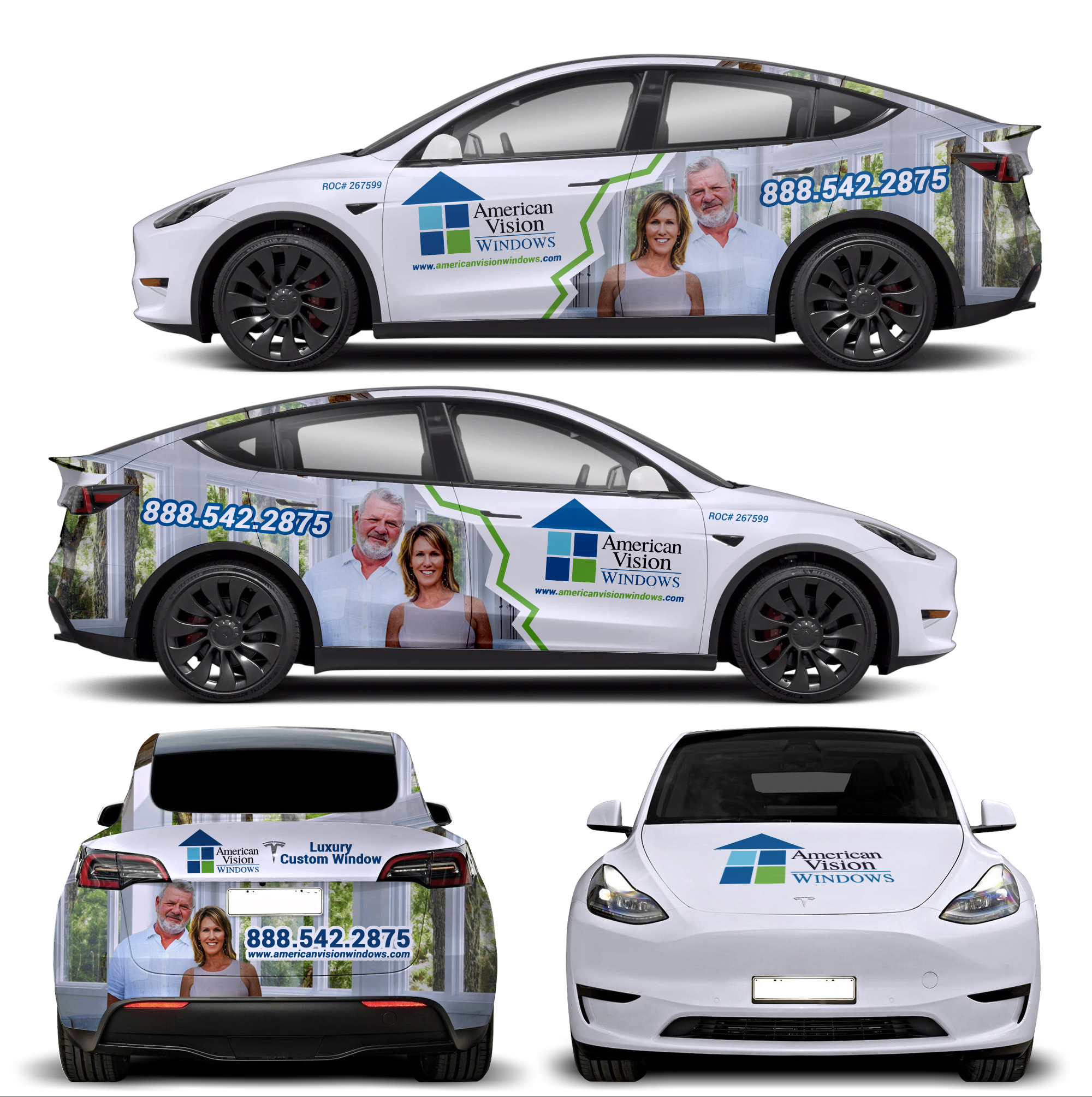 Car Wrap Design by websmartusa for American Vision Windows Arizona | Design #33618069